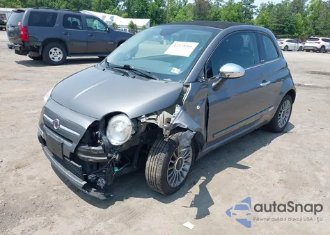 2012 Fiat 500C Lounge из США, поврежденный, VIN 3C3CFFER8CT384398